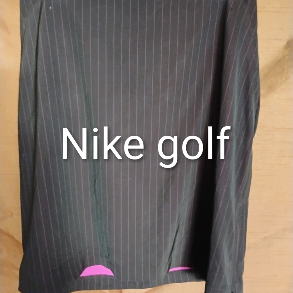 Nike Golf Black Pinstripe Skirt